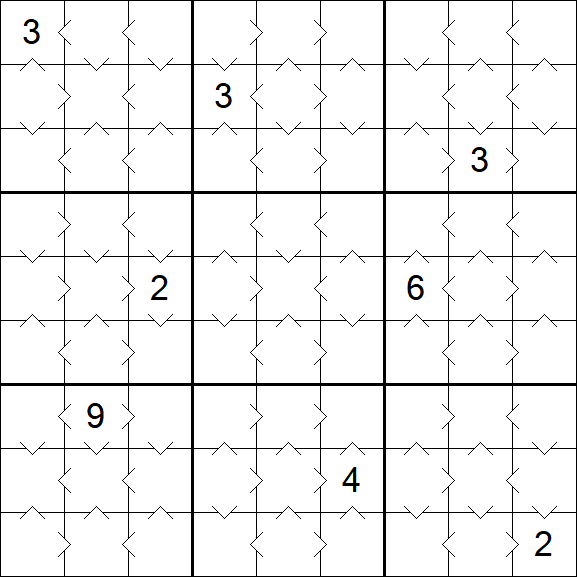 Greater Than Sudoku - Easy