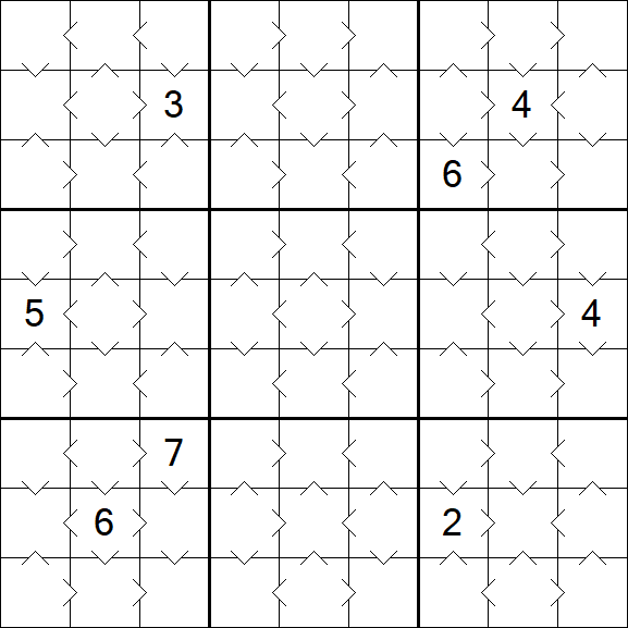 Greater Than Sudoku - Einfach