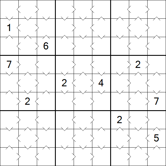 Greater Than Sudoku - Simple