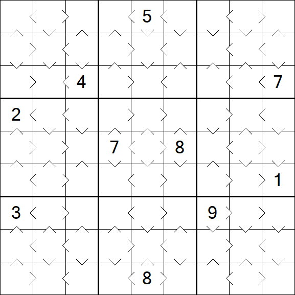Greater Than Sudoku - Simple