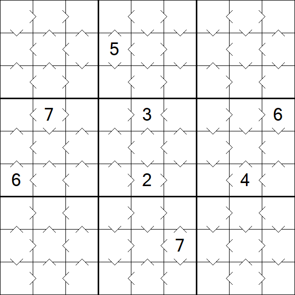 Greater Than Sudoku - Simple