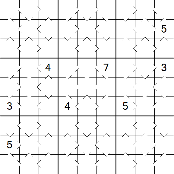 Greater Than Sudoku - Simple