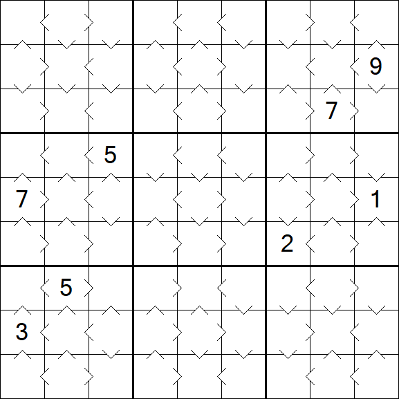 Greater Than Sudoku - Simple