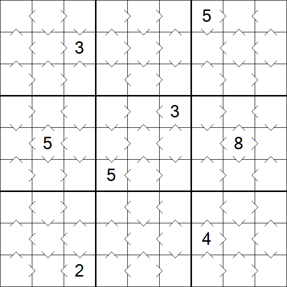 Greater Than Sudoku - Simple