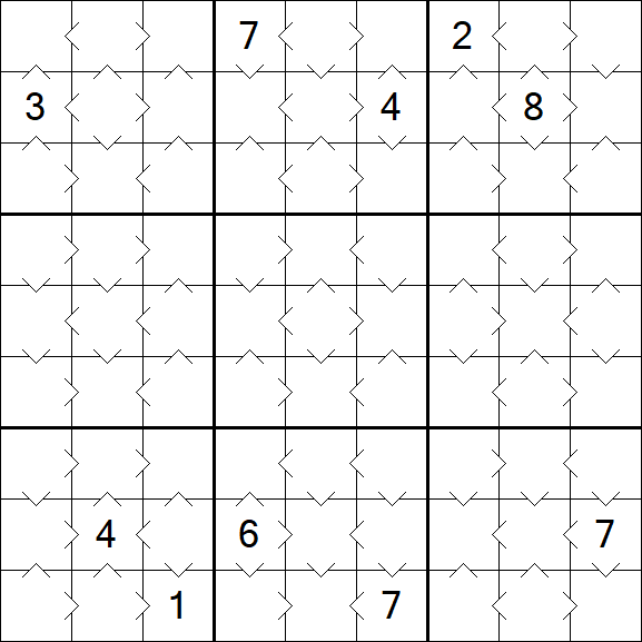 Greater Than Sudoku - Simple