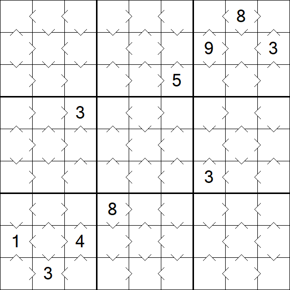 Greater Than Sudoku - Simple
