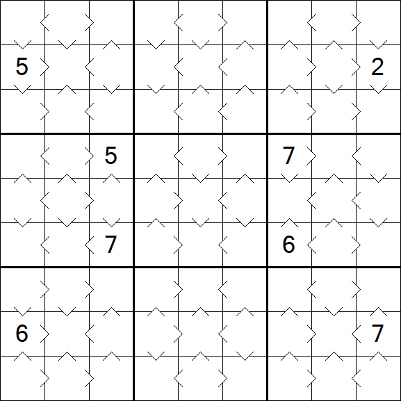 Greater Than Sudoku - Simple