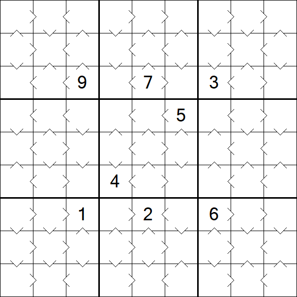 Greater Than Sudoku - Simple