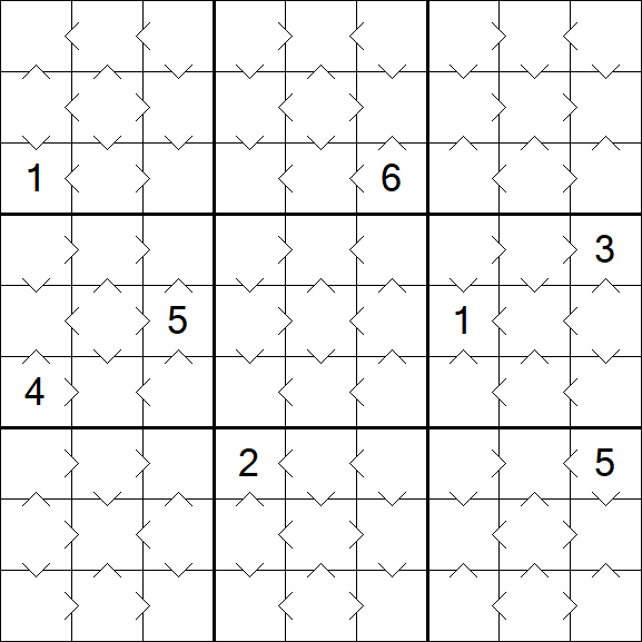 Greater Than Sudoku - Simple