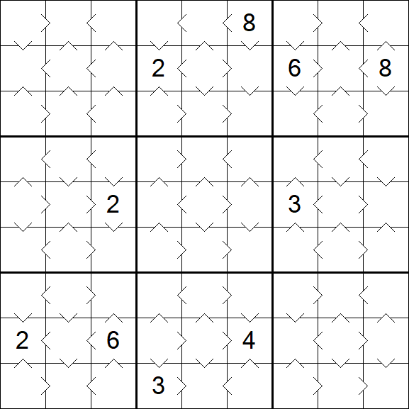 Greater Than Sudoku - Simple