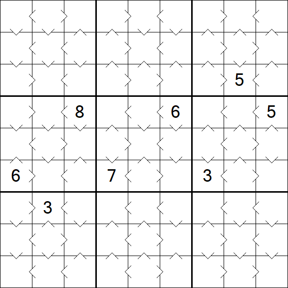 Greater Than Sudoku - Simple