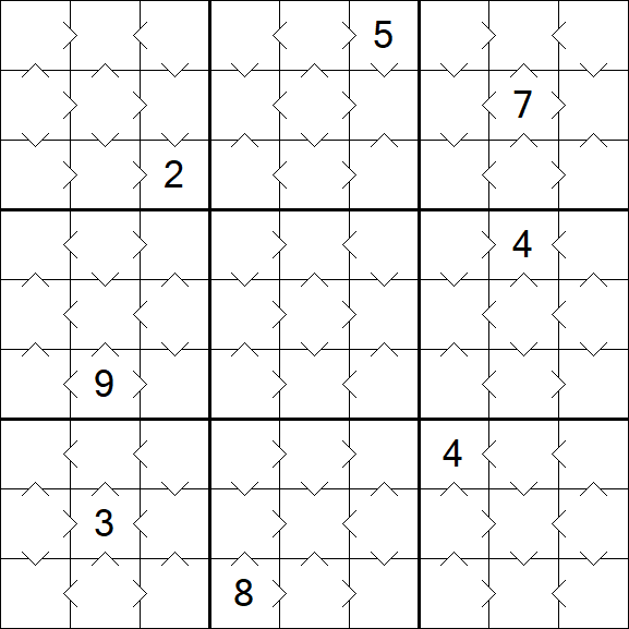 Greater Than Sudoku - Simple