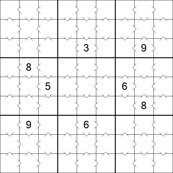 Greater Than Sudoku - Simple