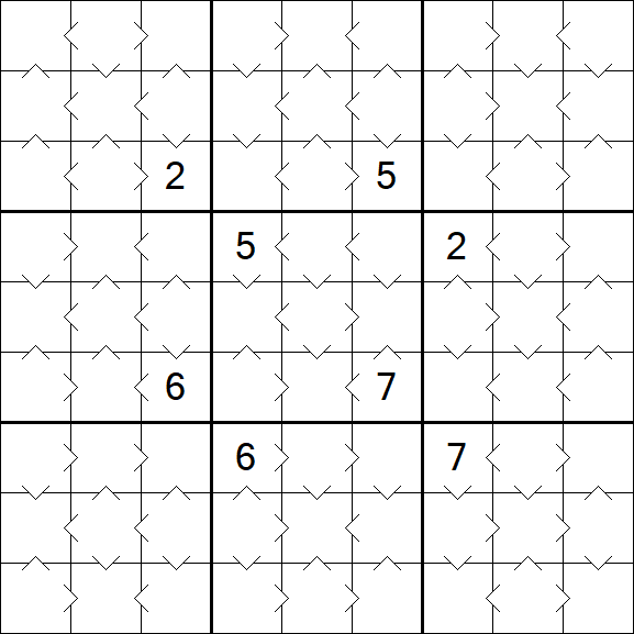 Greater Than Sudoku - Simple