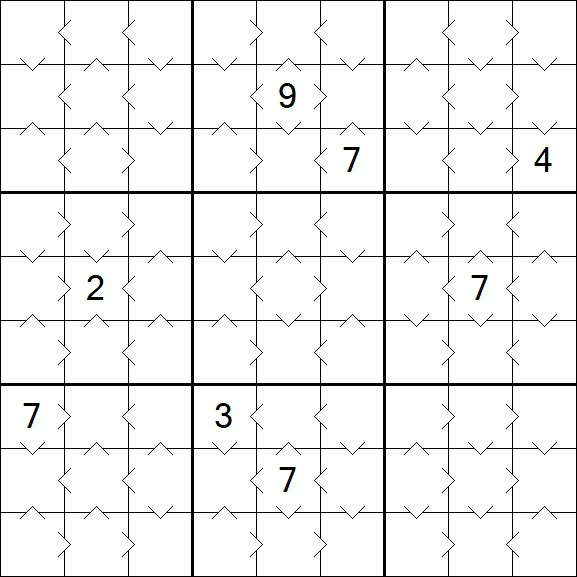Greater Than Sudoku - Simple