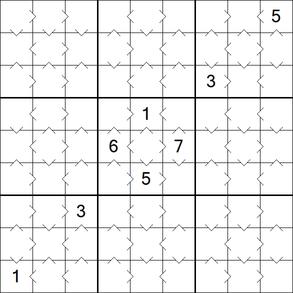Greater Than Sudoku - Simple