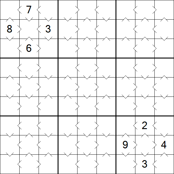 Greater Than Sudoku - Simple