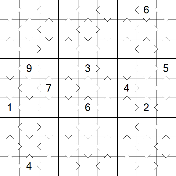 Greater Than Sudoku - Simple