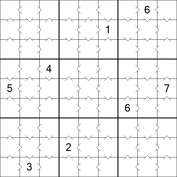 Greater Than Sudoku - Simple