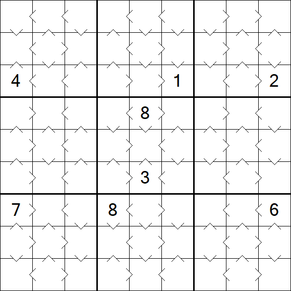 Greater Than Sudoku - Simple