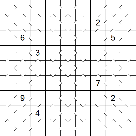 Greater Than Sudoku - Simple