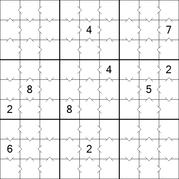 Greater Than Sudoku - Simple