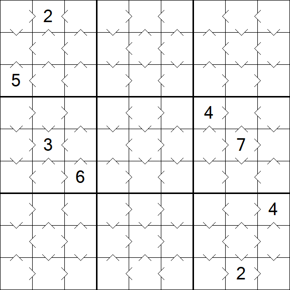 Greater Than Sudoku - Simple
