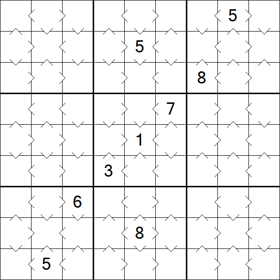 Greater Than Sudoku - Simple