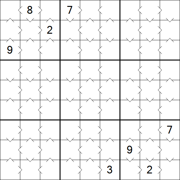 Greater Than Sudoku - Simple