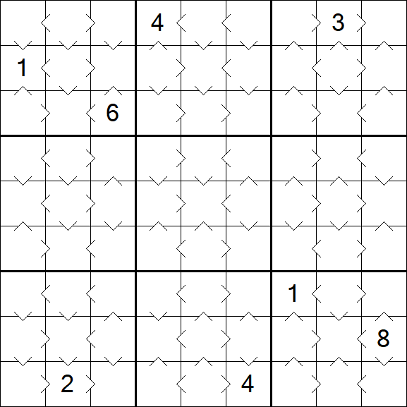 Greater Than Sudoku - Simple