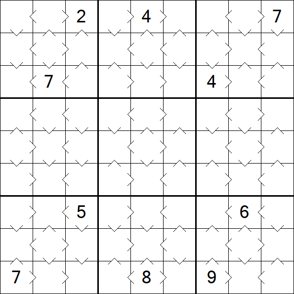 Greater Than Sudoku - Simple