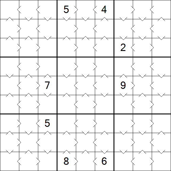 Greater Than Sudoku - Simple