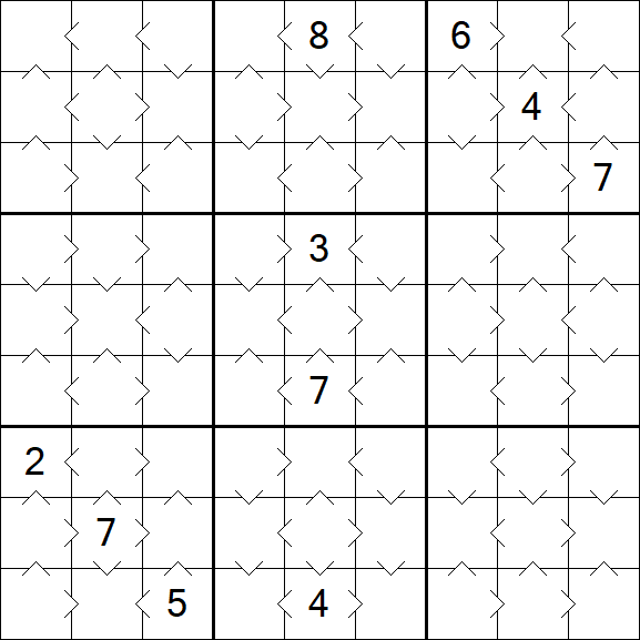 Greater Than Sudoku - Simple