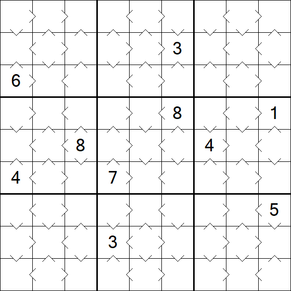 Greater Than Sudoku - Simple