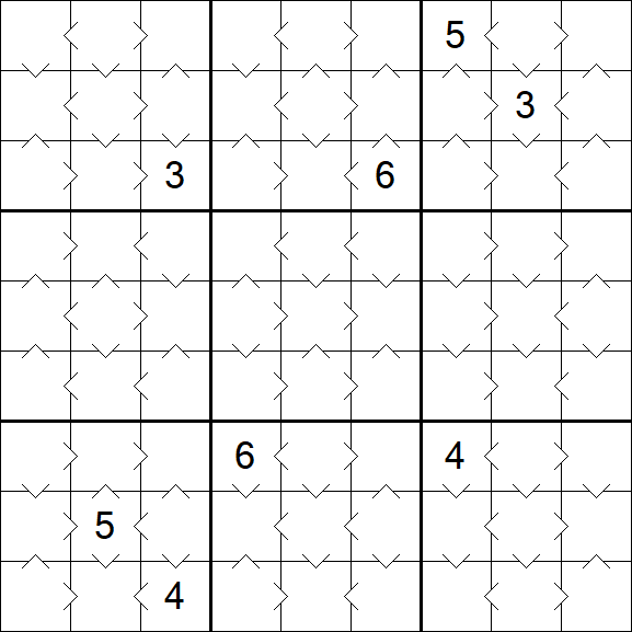 Greater Than Sudoku - Simple