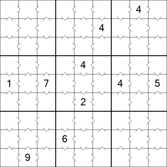 Greater Than Sudoku - Simple