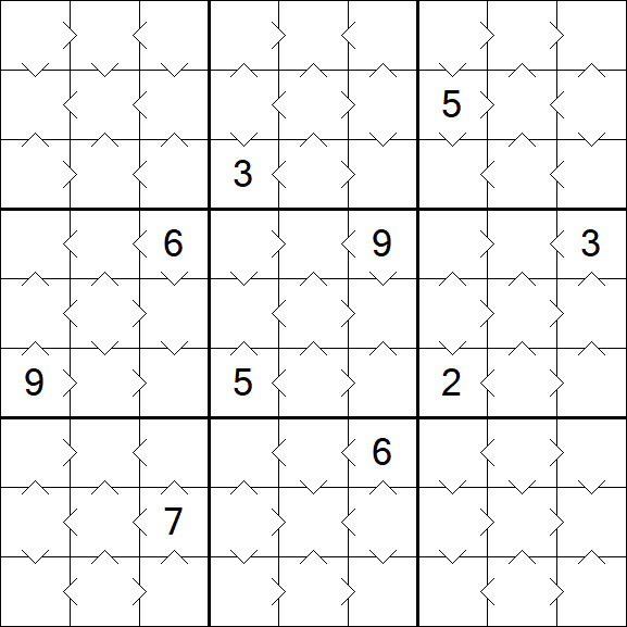 Greater Than Sudoku - Simple