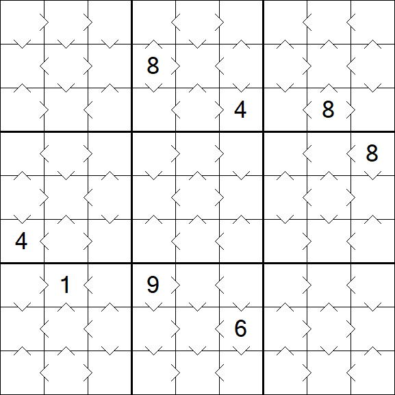 Greater Than Sudoku - Simple