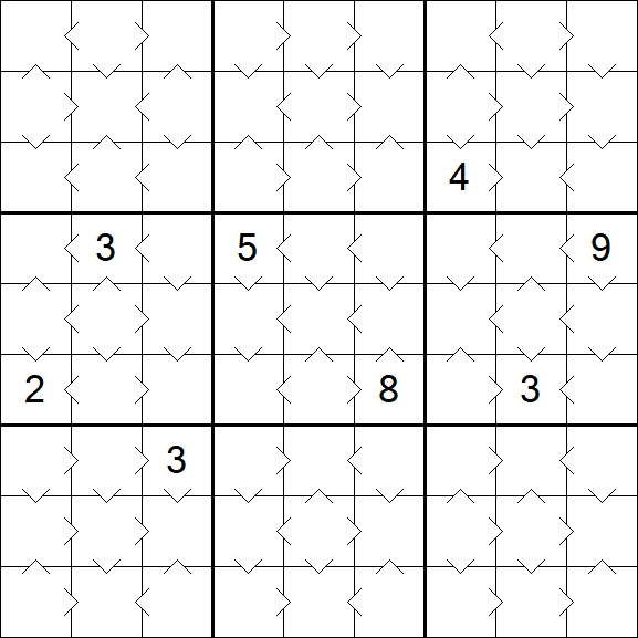 Greater Than Sudoku - Easy
