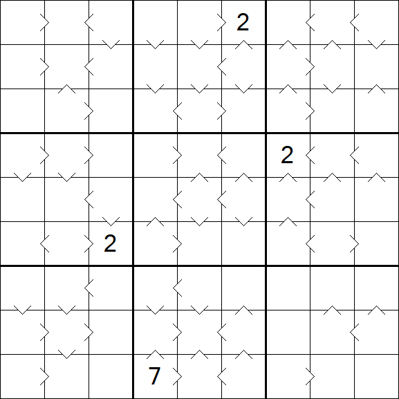 Greater Than Sudoku - Difícil