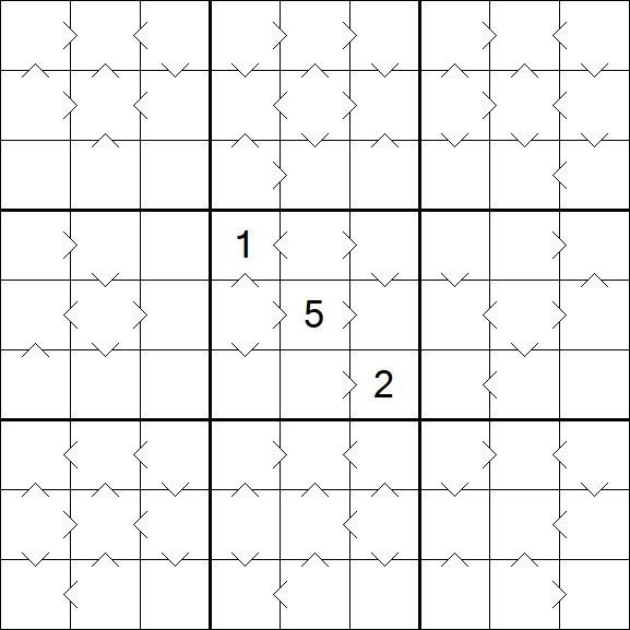 Greater Than Sudoku - Difícil