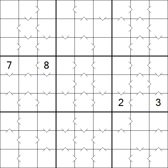 Greater Than Sudoku - Difícil