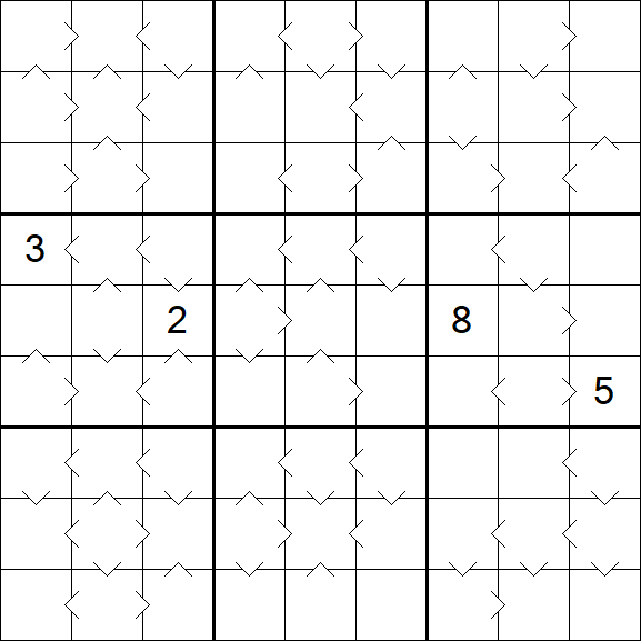 Greater Than Sudoku - Difficile