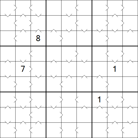 Greater Than Sudoku - Difficile
