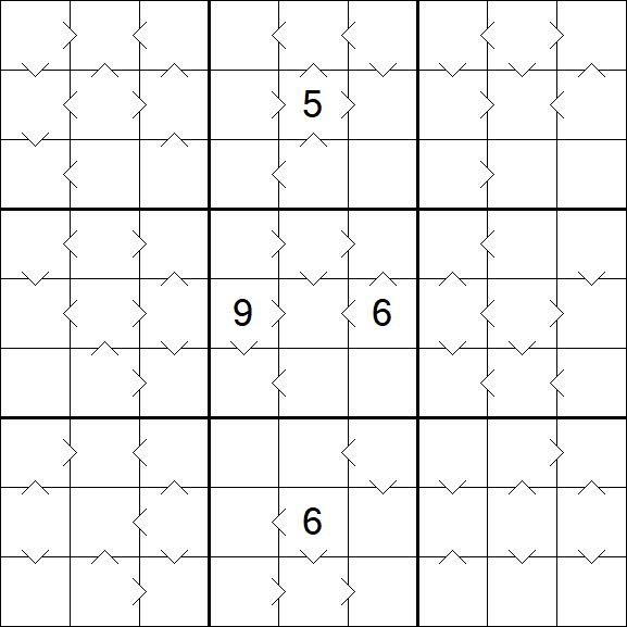 Greater Than Sudoku - Difficile