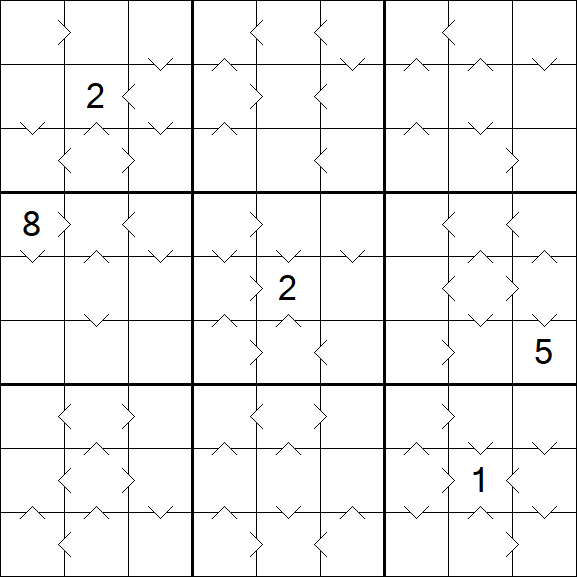 Greater Than Sudoku - Difficile