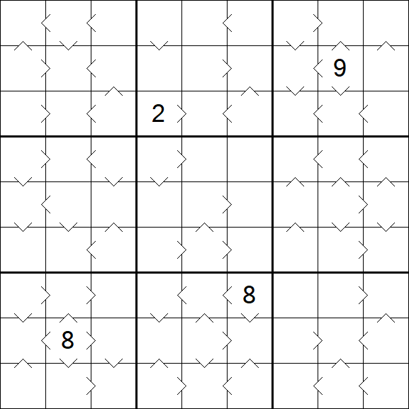 Greater Than Sudoku - Difficile