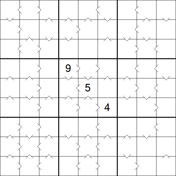 Greater Than Sudoku - Difficile
