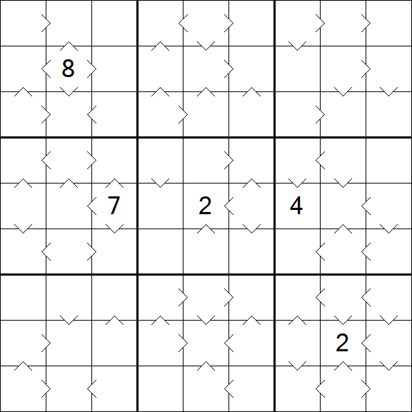 Greater Than Sudoku - Hard