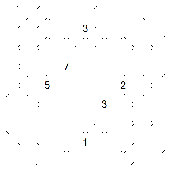 Greater Than Sudoku - Hard